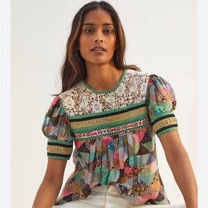 Anthropologie Verb by Pallavi Singhee top